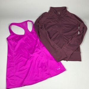 Gap fit Jacket & Champion Duo Dry Top